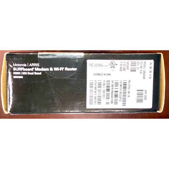 ARRIS Cable Modem and Wi-Fi Router Model SBG6580. NEW - Picture 2 of 7